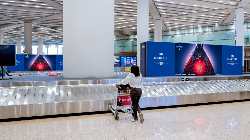 北京首都国际机场T3国际行李提取厅LED屏